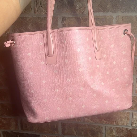 Pink mcm liz tote - Picture 3 of 5